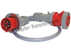 415V 1MTR 10mm ADAPTOR LEAD (5 PIN PLUG TO 4 PIN COUPLER)